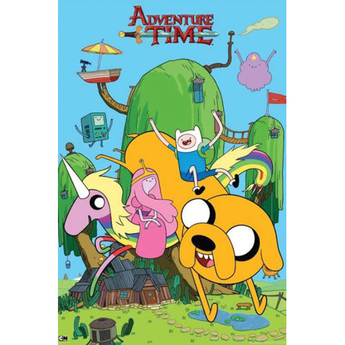 Adventure Time House 25 Domestic Poster