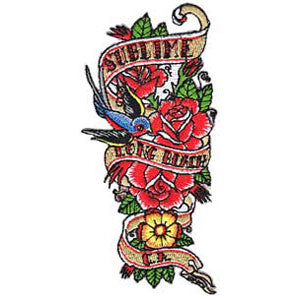 Sublime Flowers Embroidered Patch