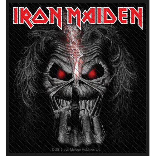 Iron Maiden Eddie Candle Finger Woven Patch