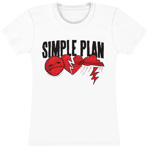 Simple Plan 3 Logos Junior Top
