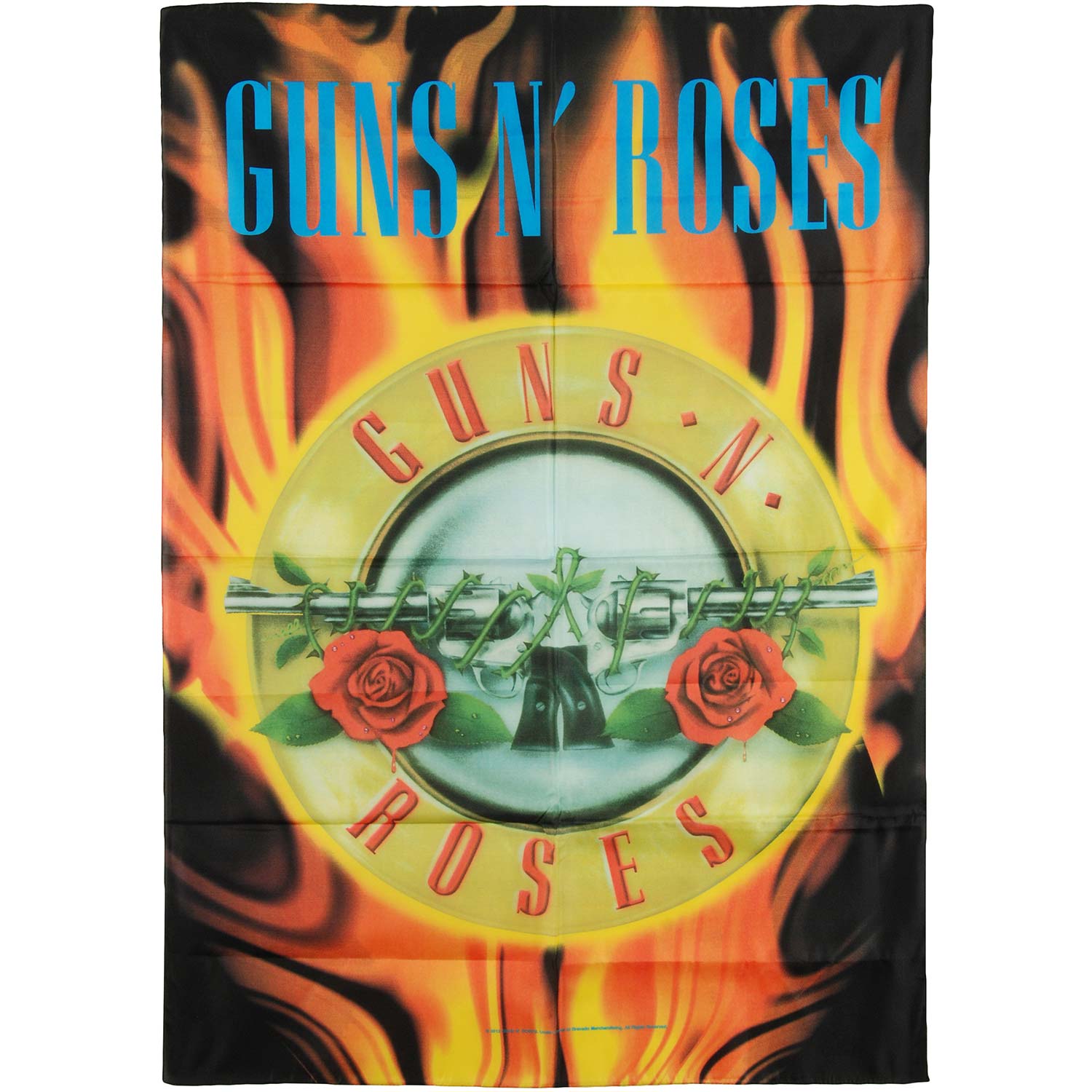 Guns N Roses Circle Flames Poster Flag