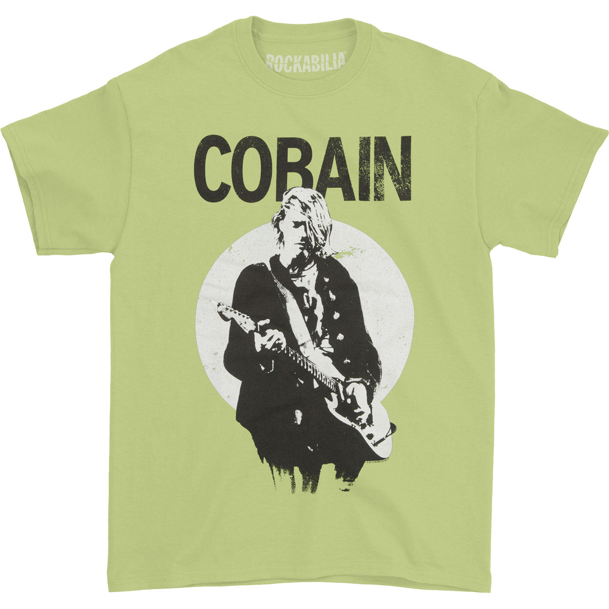 Nirvana Kurt CobainStanding Guitar Photo T-shirt