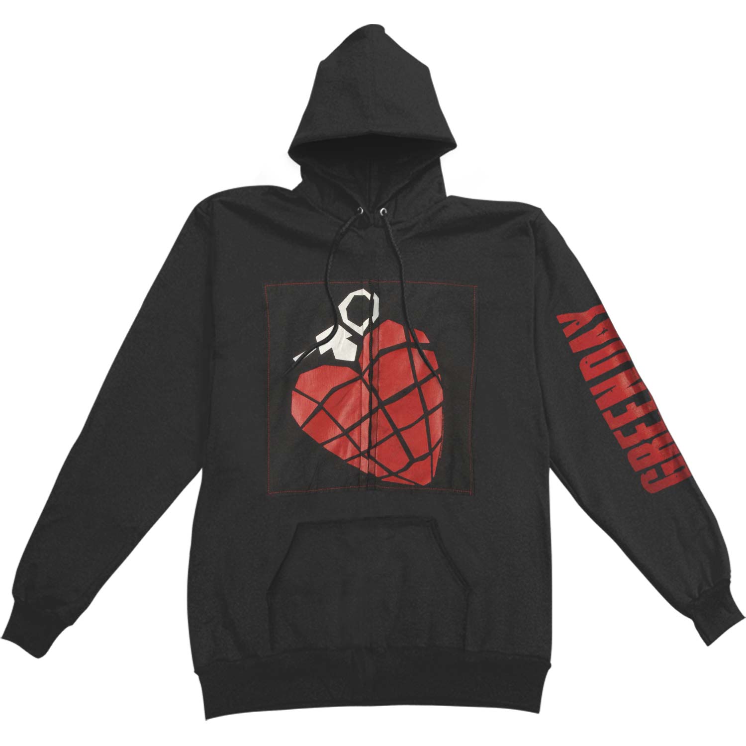 Green Day Grenade Zippered Hooded Sweatshirt