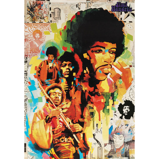 Jimi Hendrix Import Poster