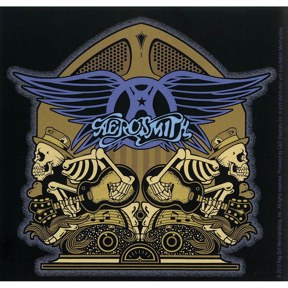 Aerosmith Radio Skellys Sticker