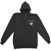 Grave Zippered Hooded Sweatshirt