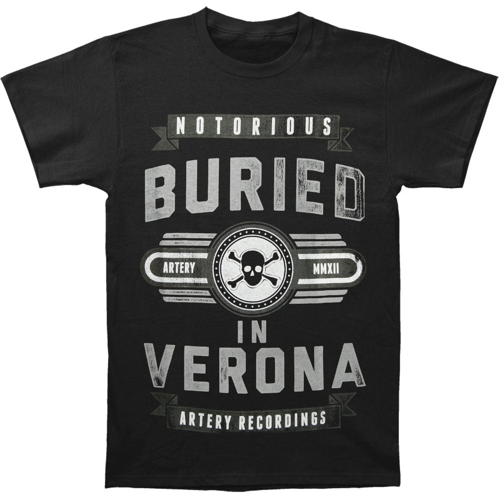 Buried In Verona Notorious Skull T-shirt