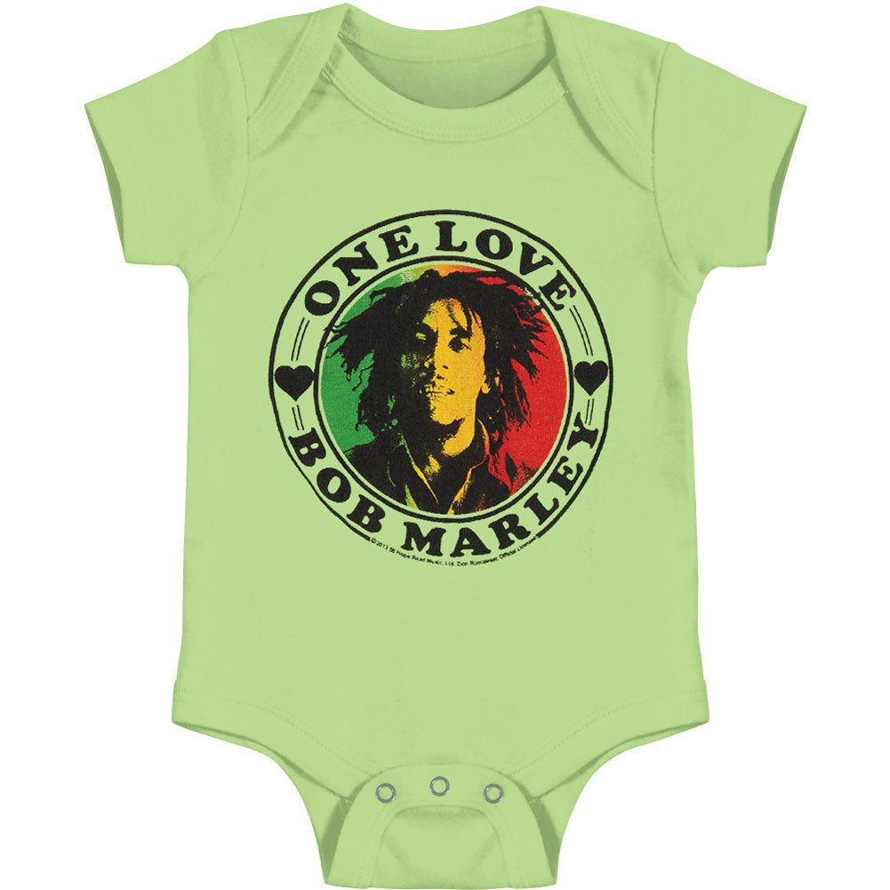 Catch A Fire One Love Heart Creeper Bodysuit