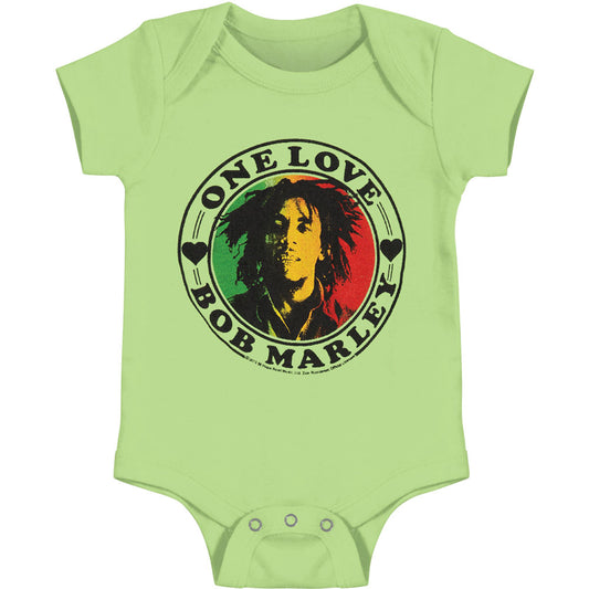 Catch A Fire One Love Heart Creeper Bodysuit