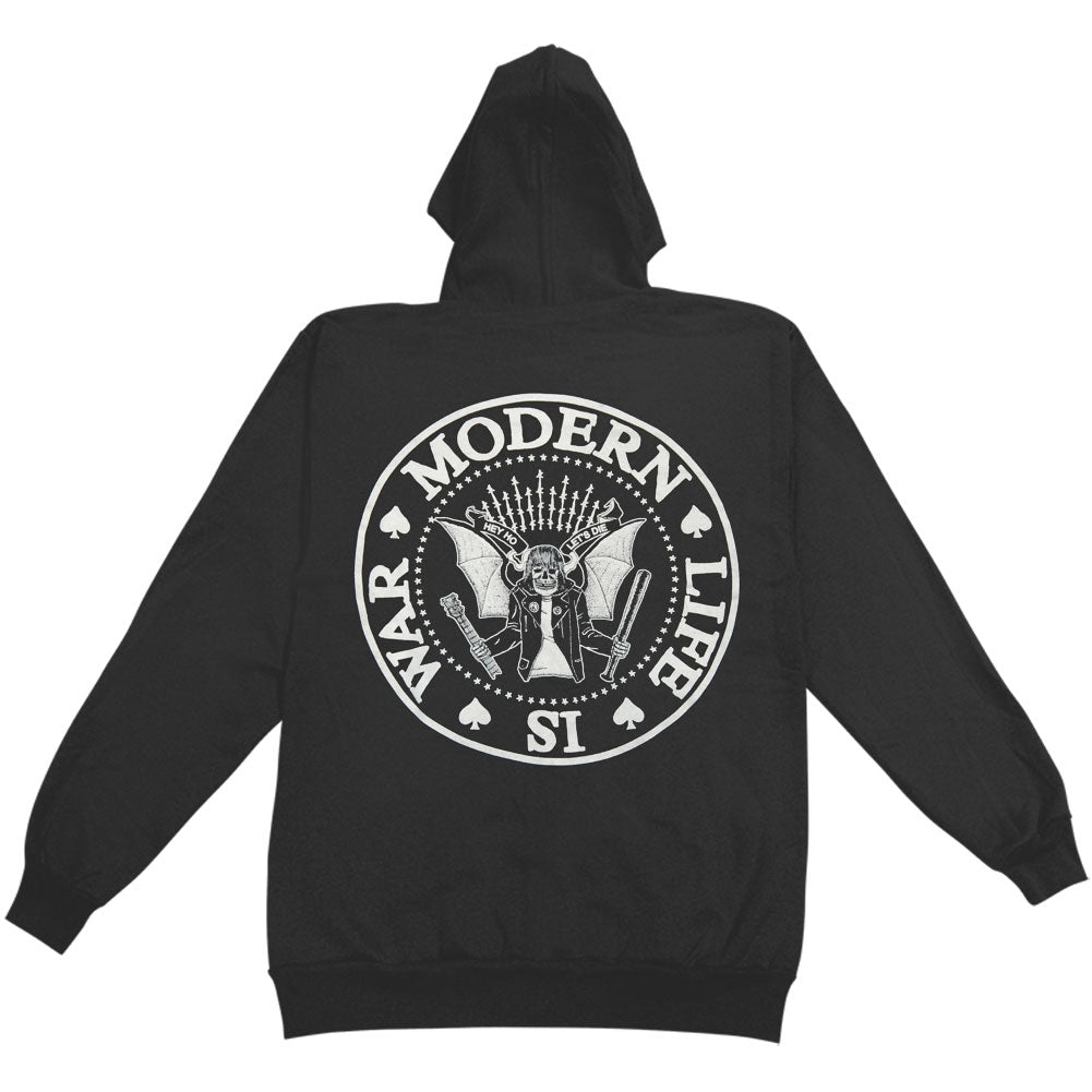 Dead Ramone Zippered Hooded Sweatshirt