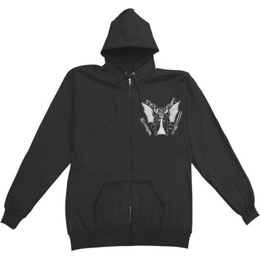 Modern Life Is War Dead Ramone Zippered Hooded Sweatshirt