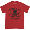 Pirate Logo Black Ink Red T-shirt