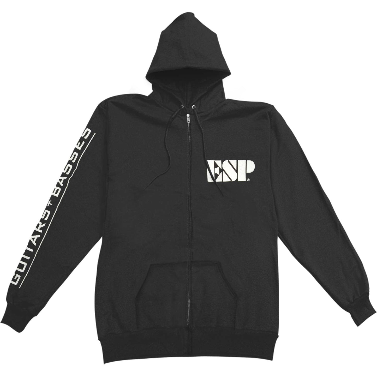 Logo Zippered Hooded Sweatshirt