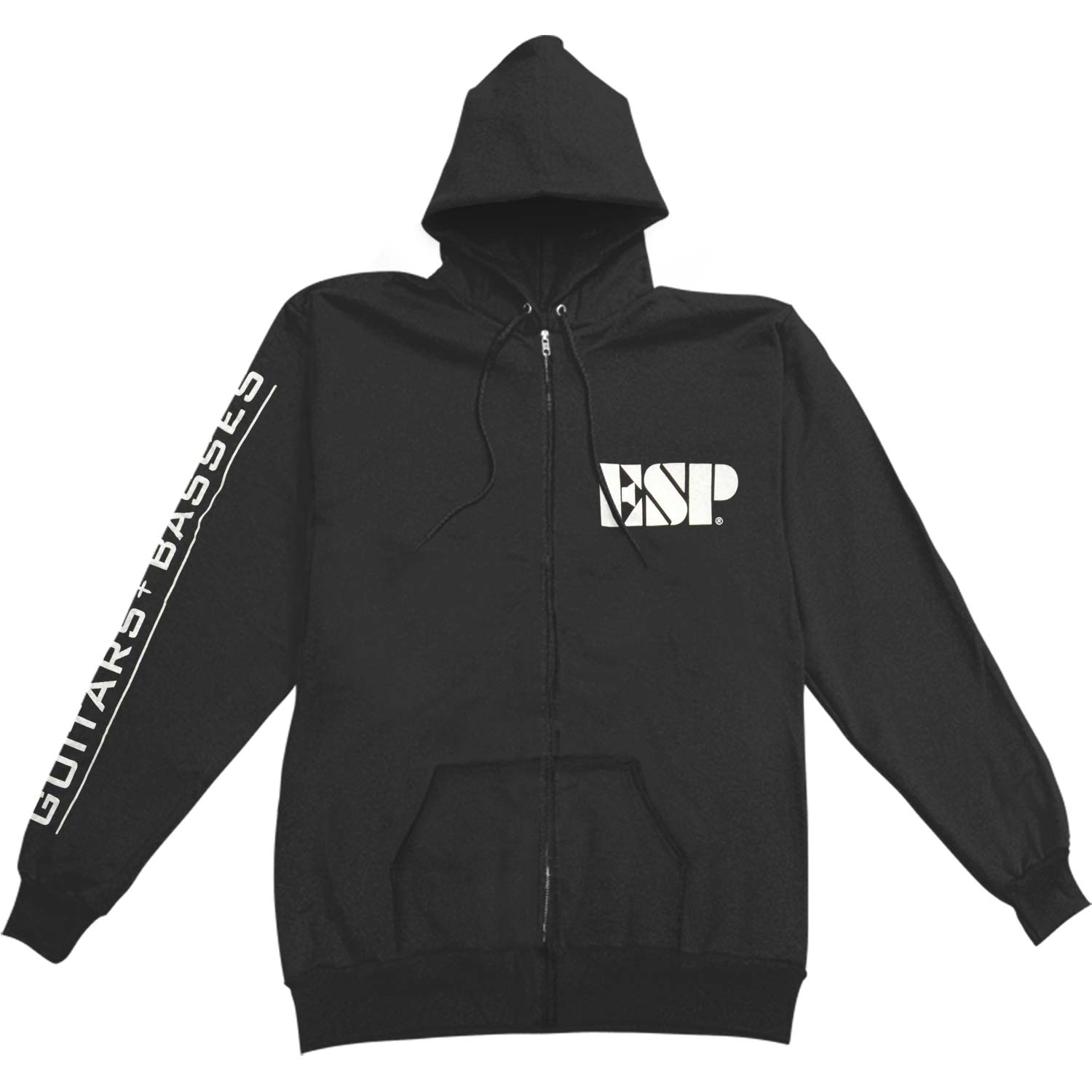 Logo Zippered Hooded Sweatshirt