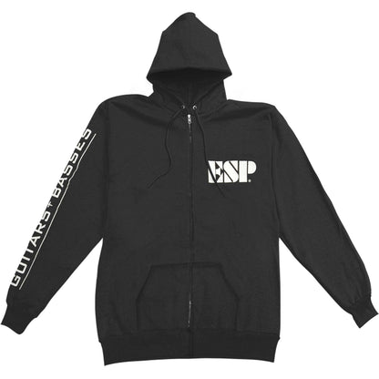 Logo Zippered Hooded Sweatshirt