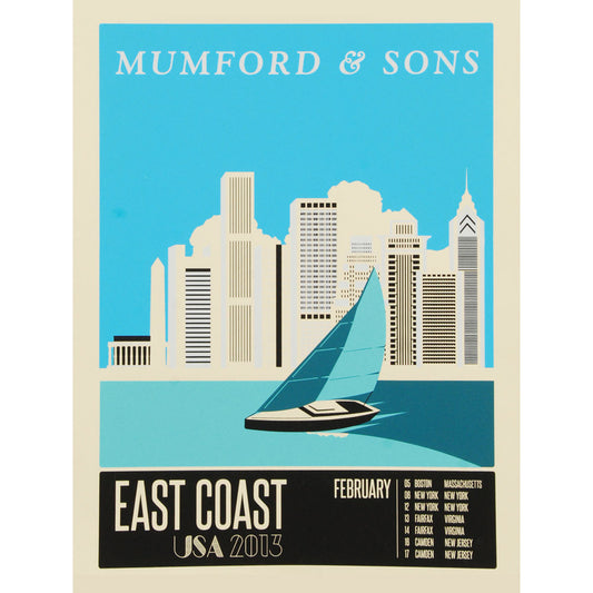 East Coast 2013 Limited Screenprint