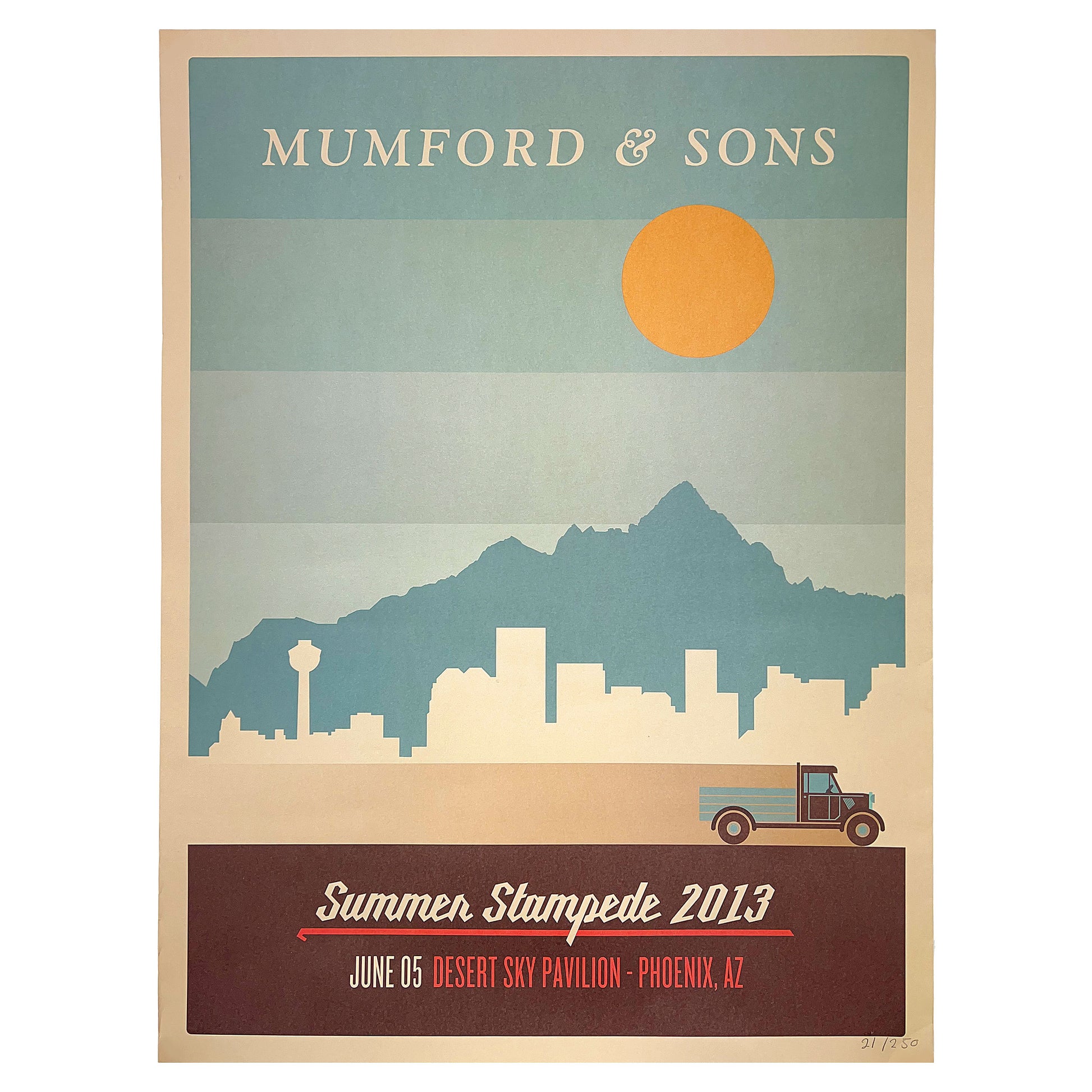 June 5 Phoenix, AZ Limited Screenprint