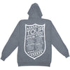 Shield Tour Zippered Hooded Sweatshirt