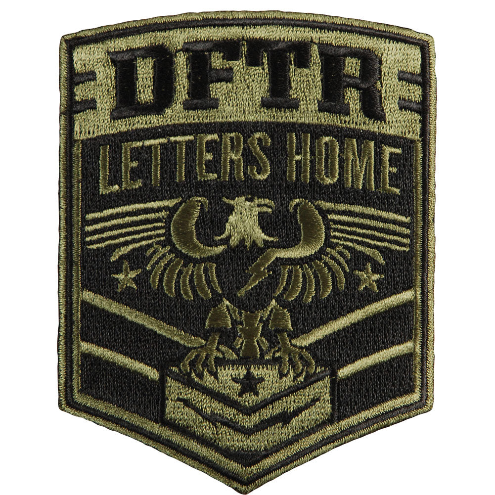 Letters Home Embroidered Patch