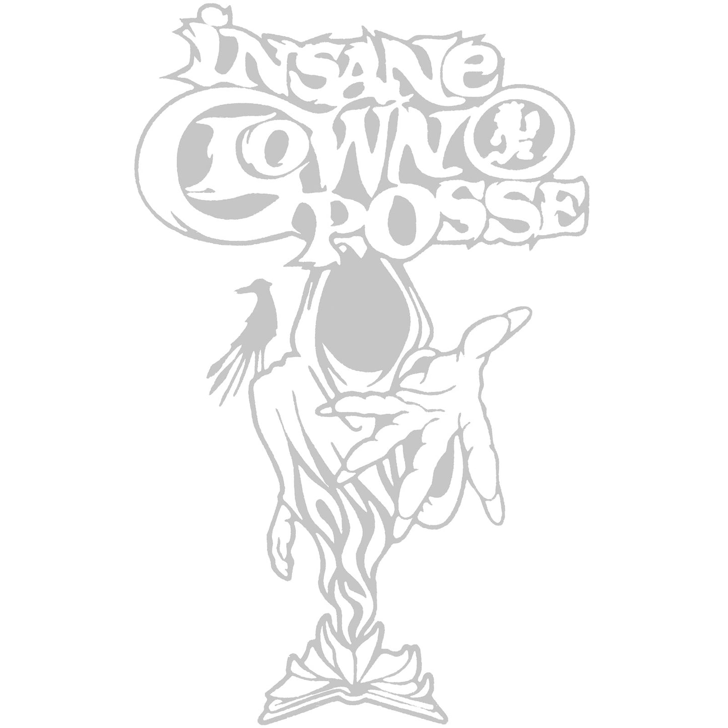 Insane Clown Posse Wraith Peel & Rub Sticker