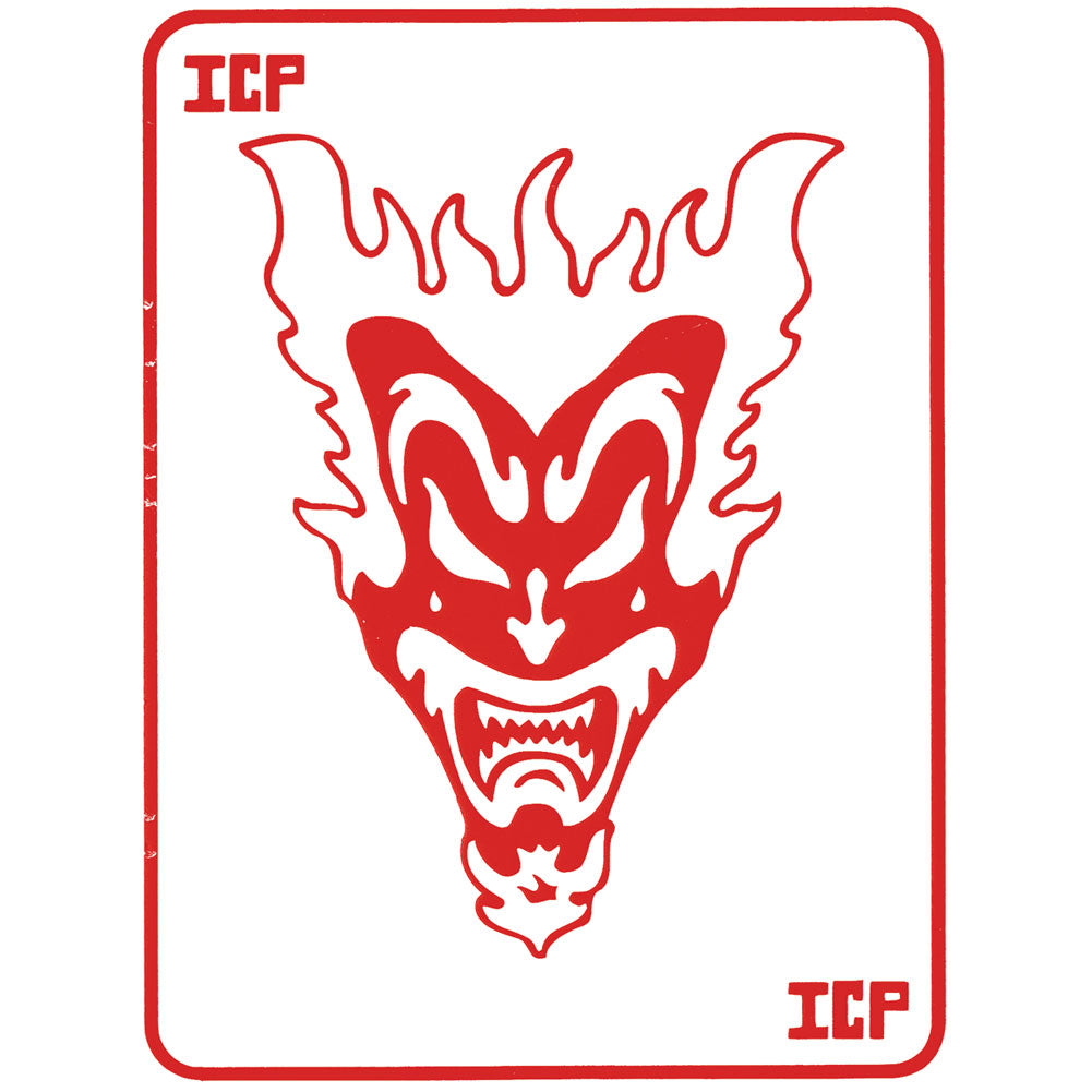 Insane Clown Posse Jake Jeckyl Card Peel & Rub Sticker