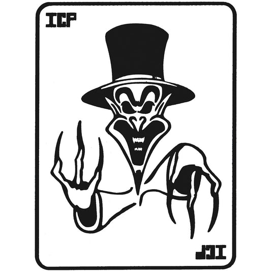 Insane Clown Posse Ringmaster Card Peel & Rub Sticker