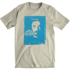 Cyan Eyes To Mouth Slim Fit T-shirt