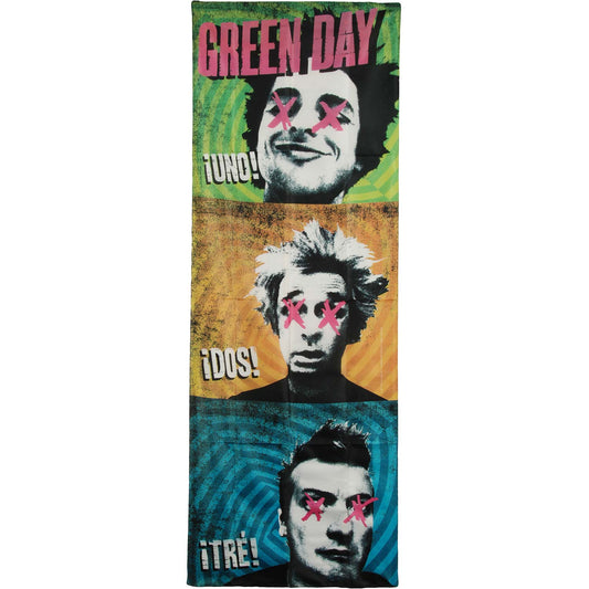 Green Day 1-2-3 Door Flag