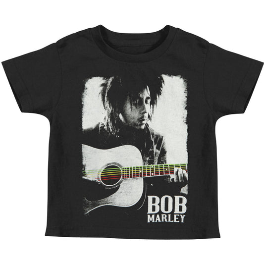 Bob Marley Guitar Marley Toddler Childrens T-shirt