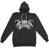Black Metal Logo Hooded Sweatshirt