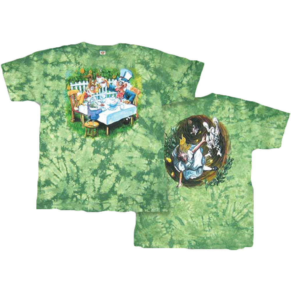 Alice In Wonderland Tea Party Tie Dye T-shirt