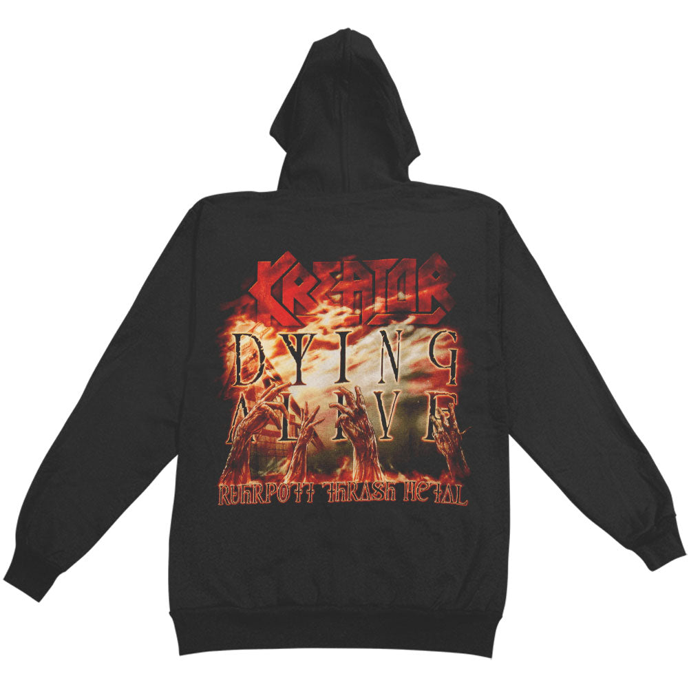 Kreator Dying Alive Zippered Hooded Sweatshirt