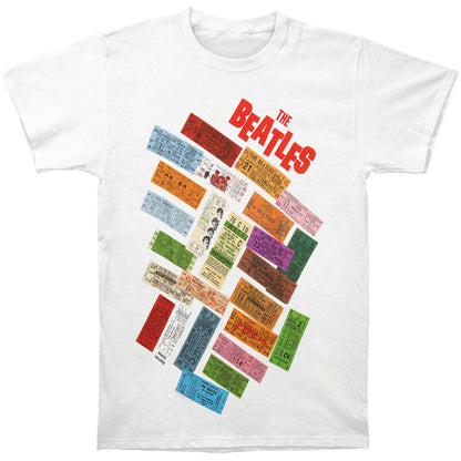 Beatles Tickets Stacked T-shirt