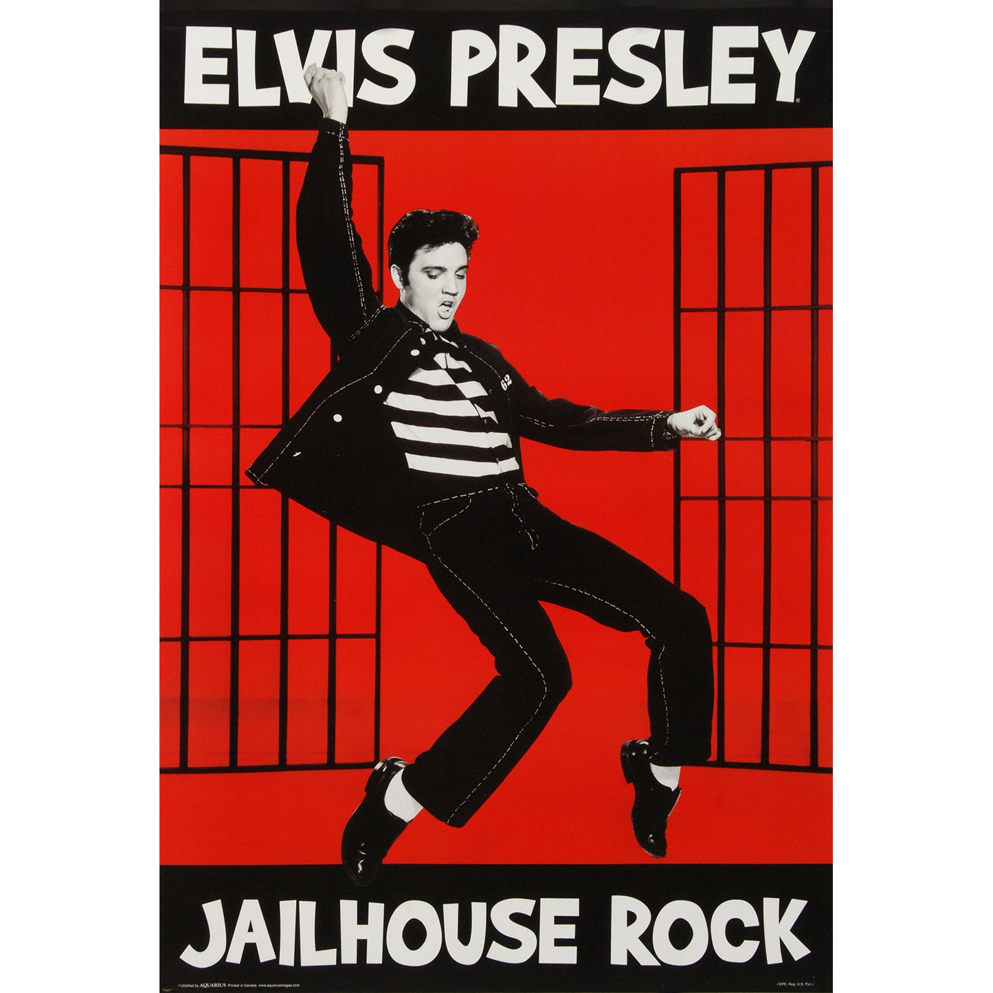 Elvis Presley Jailhouse Domestic Poster