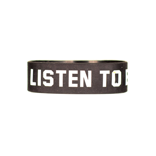 Listen To Rubber Bracelet