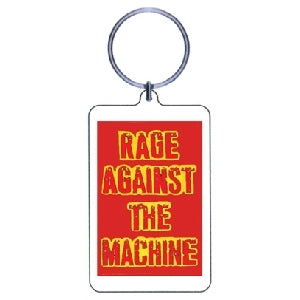 Rage Against The Machine Plastic Key Chain