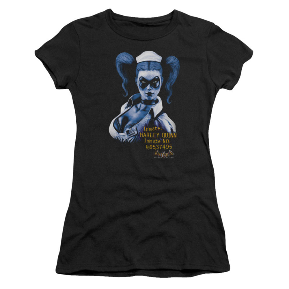 Arkham Harley Quinn Cap Sleeve Junior Top