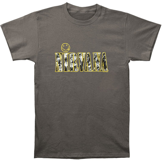 Nirvana Textured Smiley T-shirt