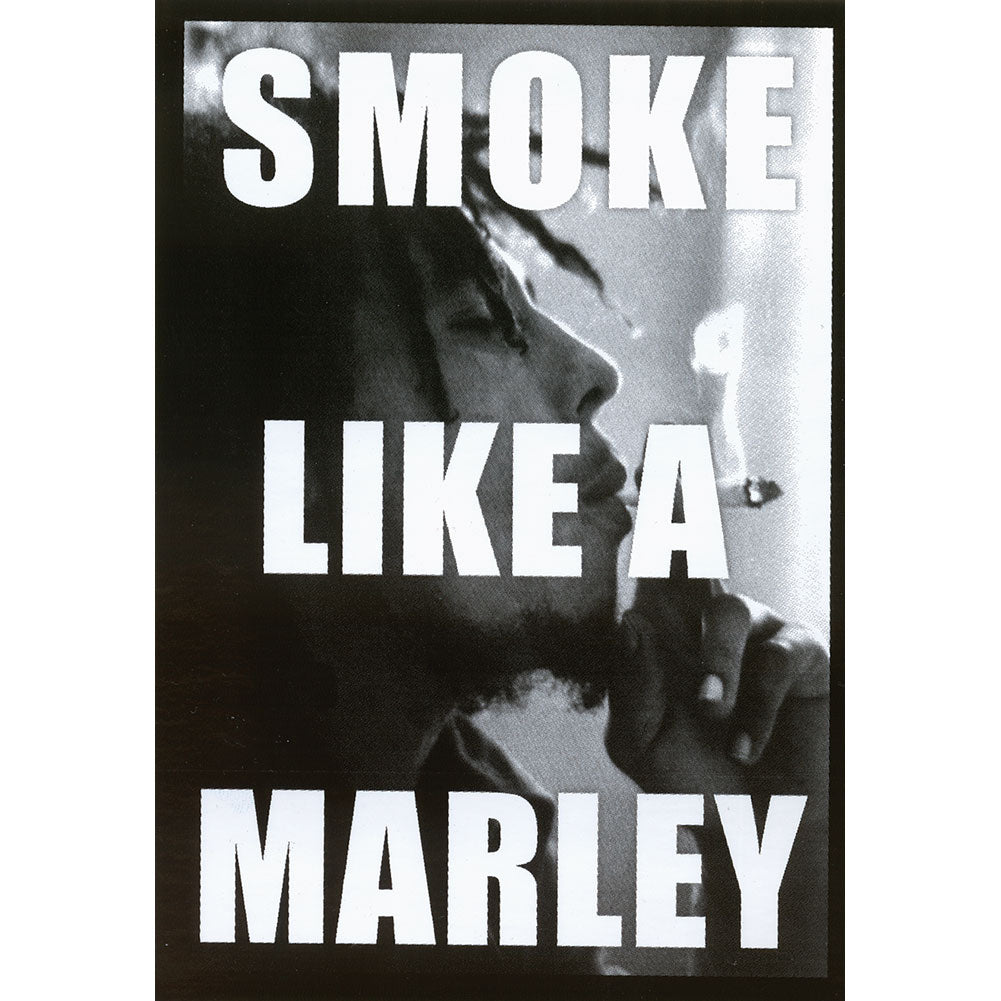 Bob Marley Smoke Like A Marley Sticker Sticker