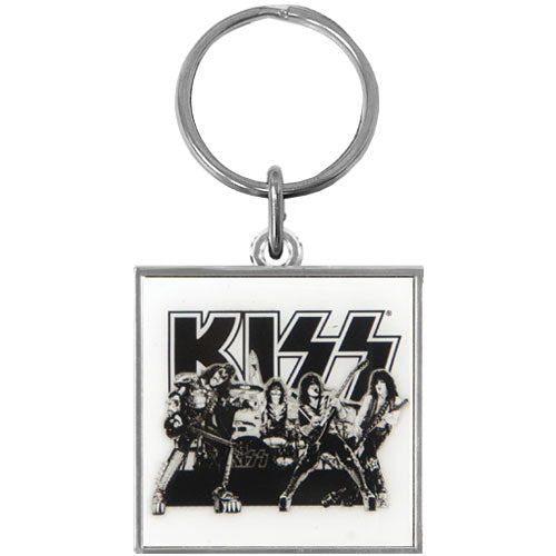 KISS Graphite Band Metal Key Chain