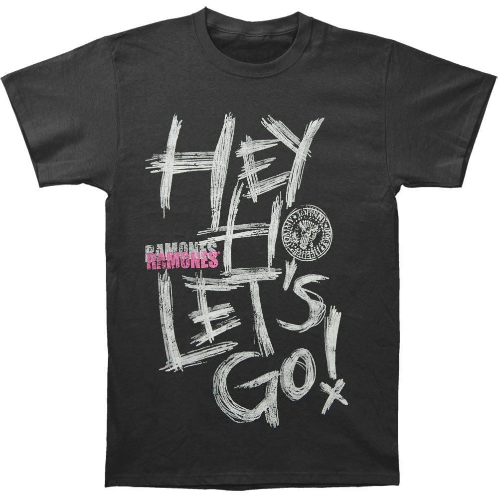 Ramones Sketch Hey Ho Lets Go T-shirt