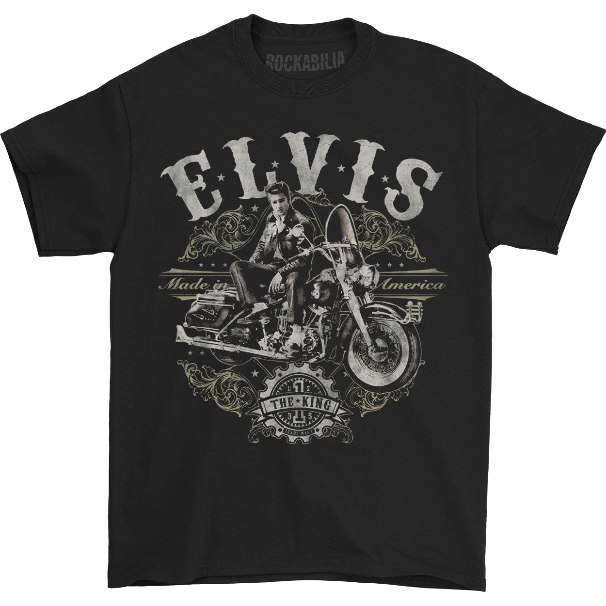 Elvis Presley Motorcycle Mens T T-shirt