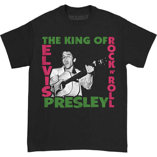 Elvis Presley Elvis Presley The King Of Rock Mens T T-shirt