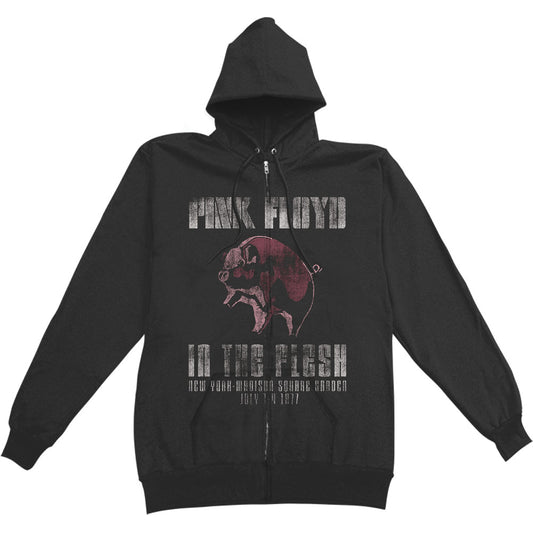 Pink Floyd In The Flesh Zippered Hooded Sweatshirt