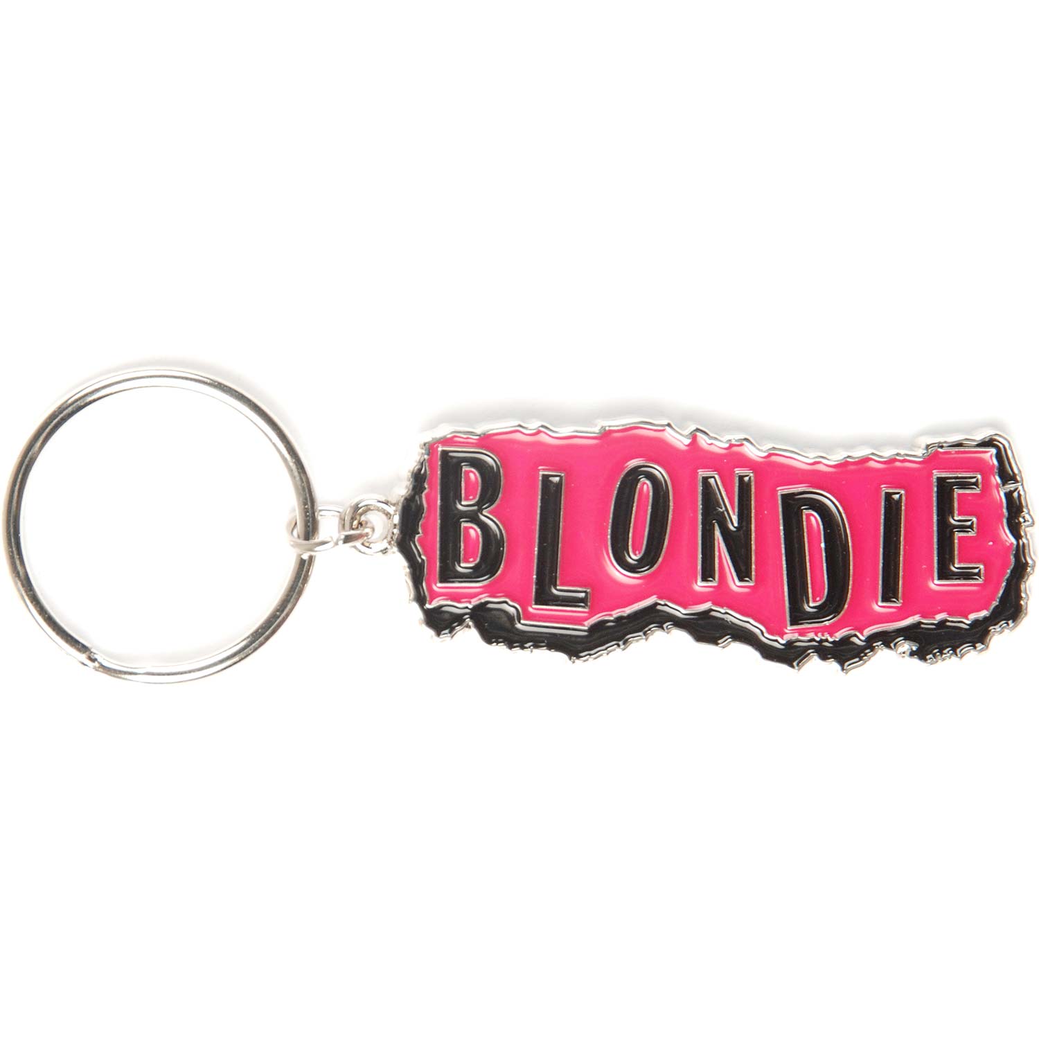 Blondie Punk Logo Metal Key Chain