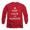 Calm Klingon Long Sleeve