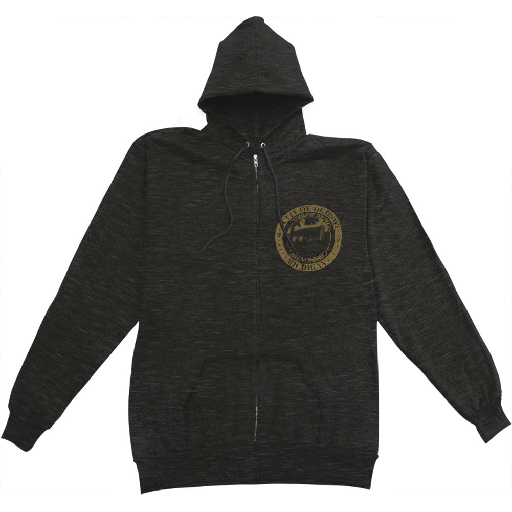 Eminem Detroit Seal Zippered Hooded Sweatshirt