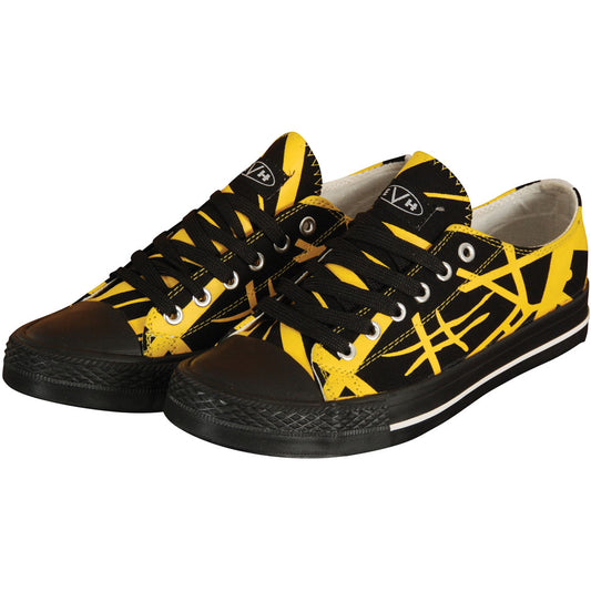 Van Halen Black Low Top Shoes