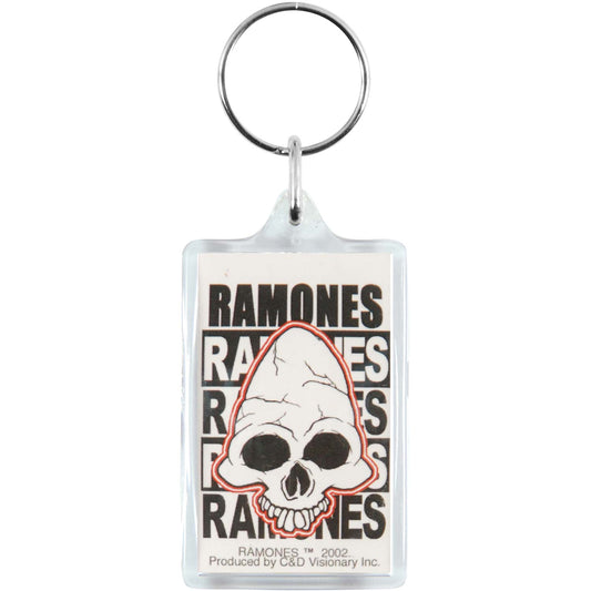 Ramones Skull Plastic Key Chain