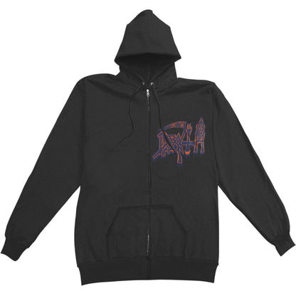 Leprosy Zippered Hooded Sweatshirt
